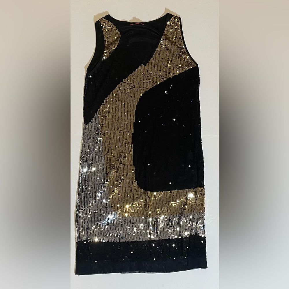Sequin Black and Gold Women's Skirt